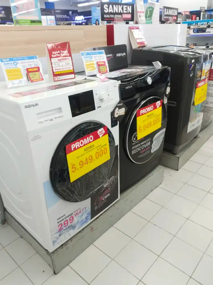 Reiwa mesin cuci wm front loading bisa nyicil cuman pake KTP aja