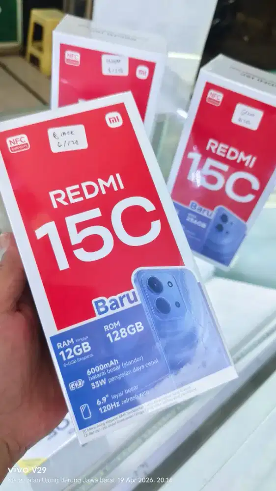 Redmi 15C 6+6/128 NFC baru spesial promo terlaris