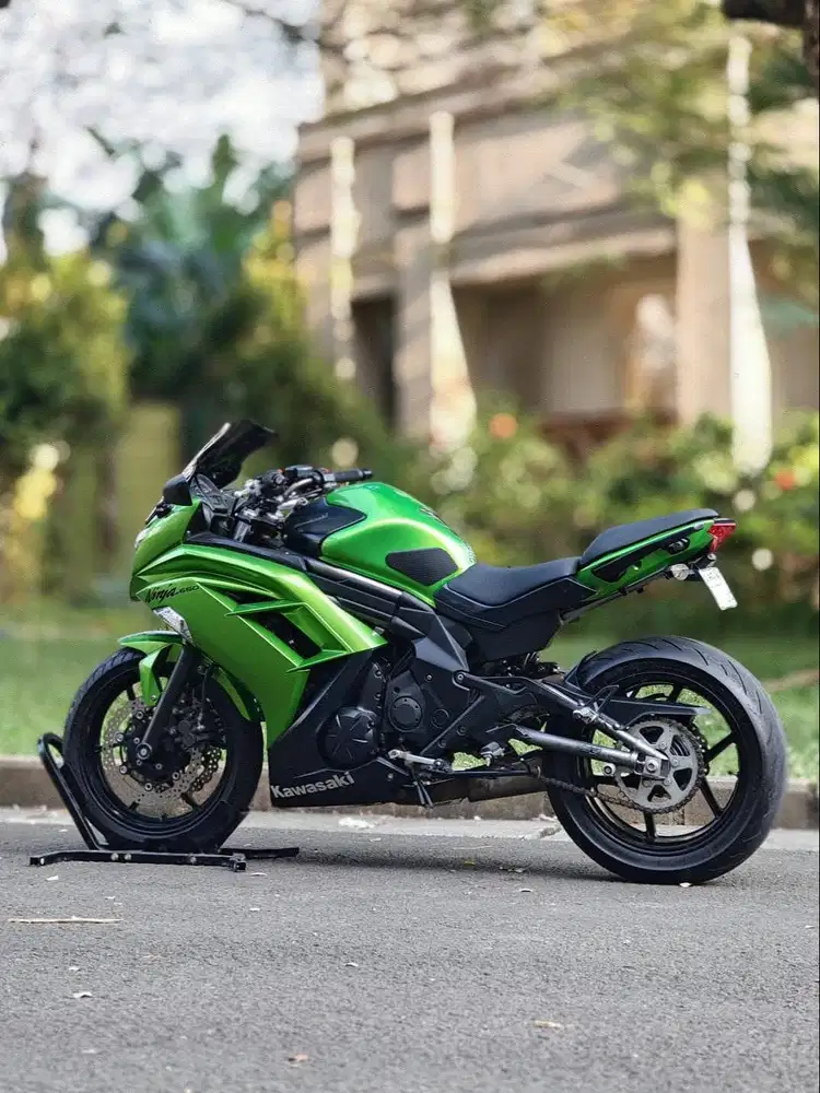 KAWASAKI ER6F 650 HIJAU 2012 KM 23K PAJAK ON SIAP TOURING