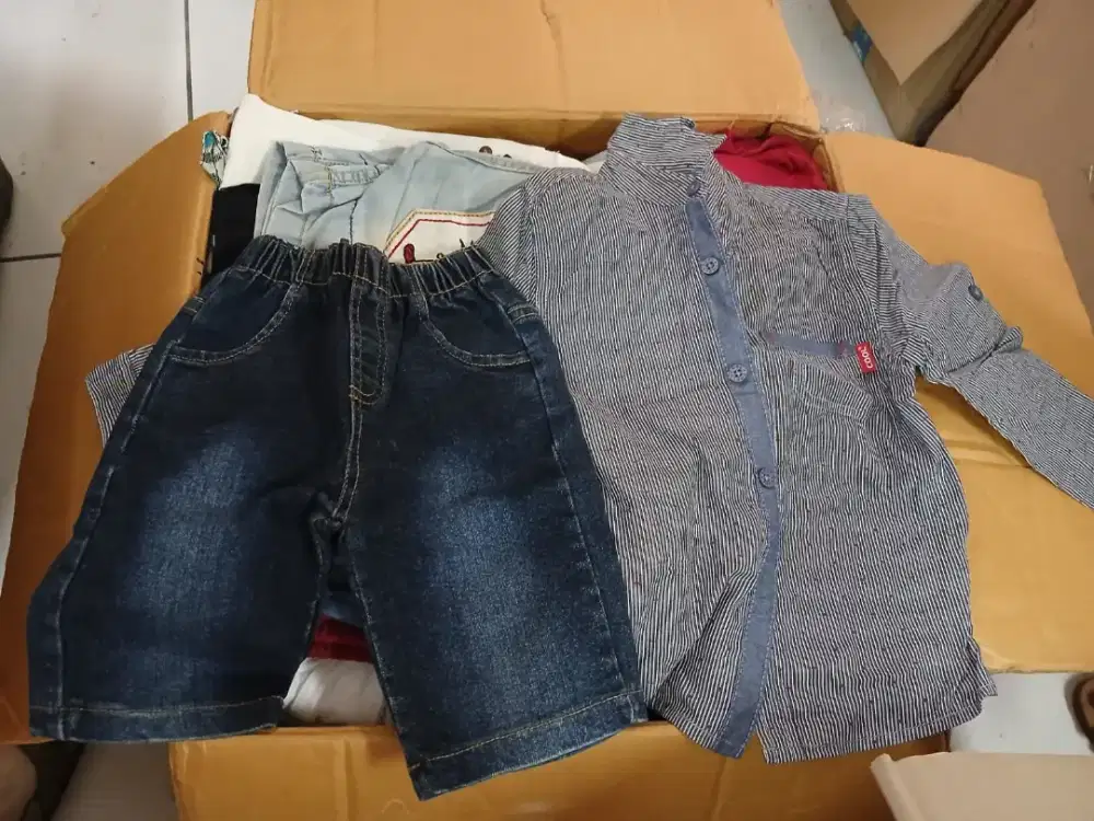 Baju anak bagus 100%, sekardus
