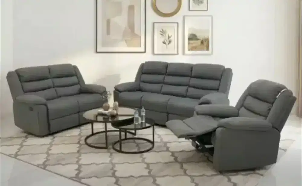 SOFA SET RECLINER MURAH