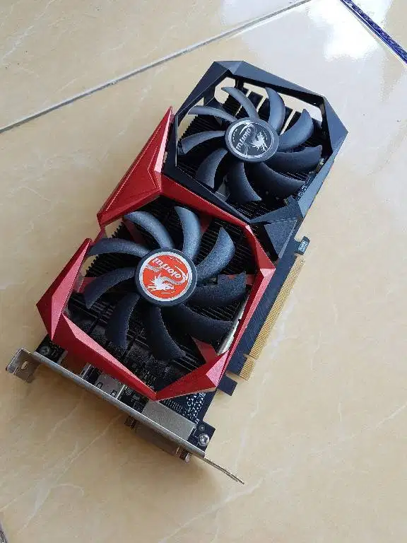 VGA Nvidia GTX 1050Ti 4gb 128bit GDDR5 DX12 Colorful Battle AXE