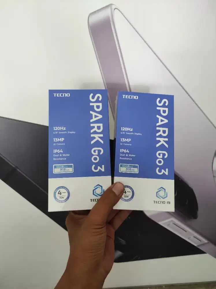 [ Fast respon WA ] Tecno Spark GO3 4+4/64 Garansi resmi 13bln