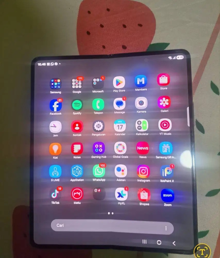 Samsung ZFold 4 Ram 8/ 256 gb Eks Garansi Sein Resmi