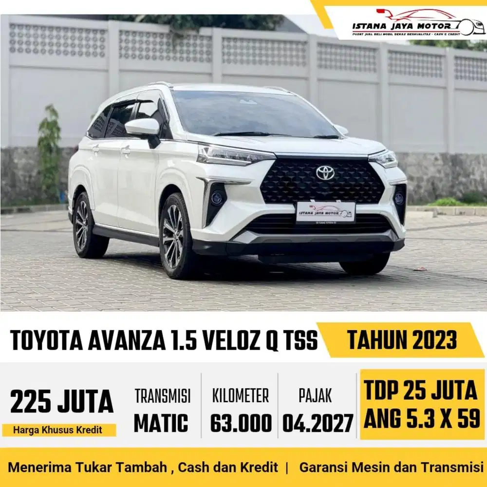 Toyota Veloz Q TSS AT th 2023 #istana jaya motor