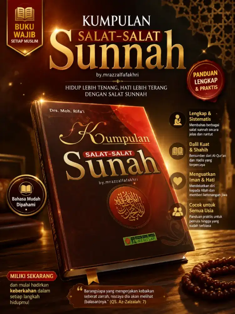Terlaris! Buku Kumpulan Shalat Shalat Sunnah