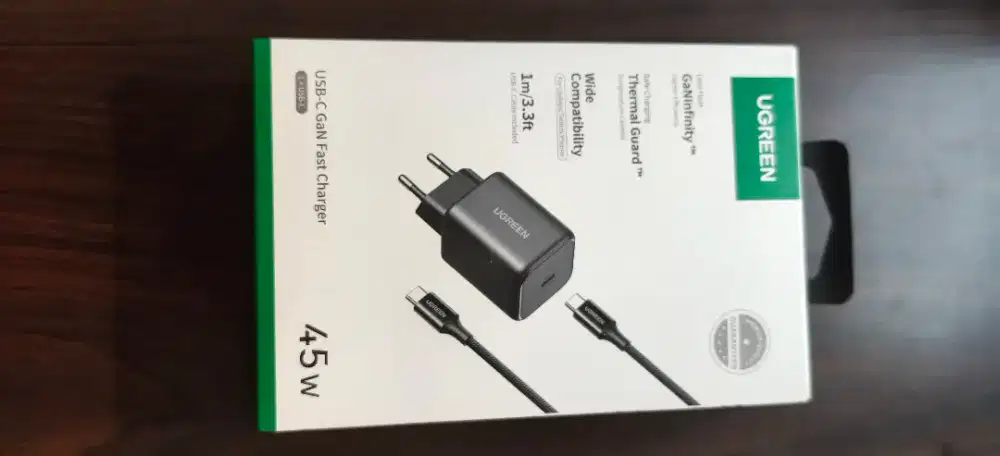 Ugreen Charger Set N Series Gan 45W 65054 - Black