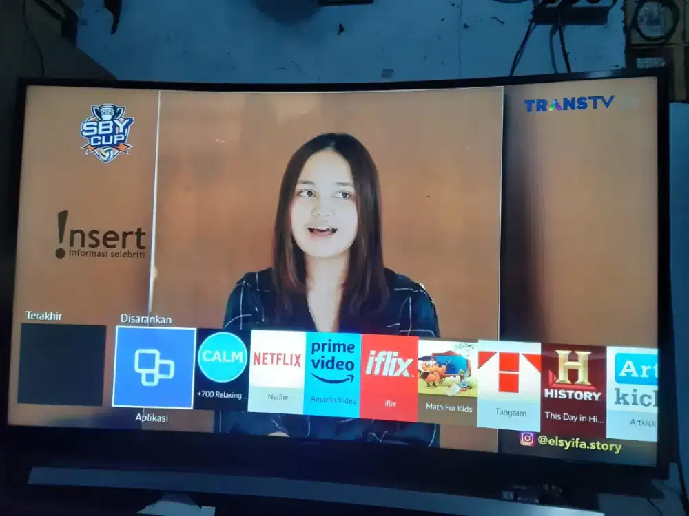 *Samsung Smart Tv Layar Curved UA48JU6600K*