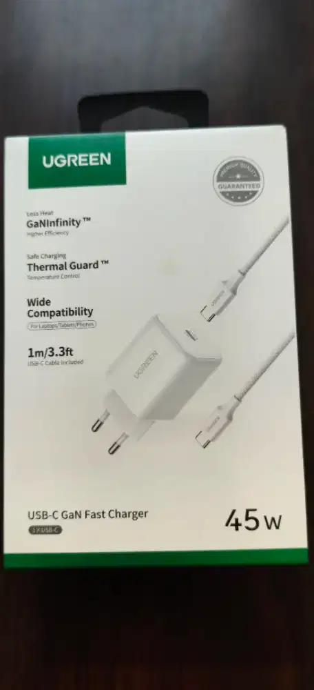 Ugreen Charger Set N Series Gan 45W 65055 - White