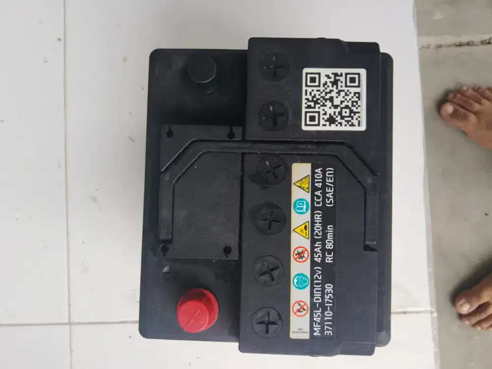 aki delcore bekas 45ah