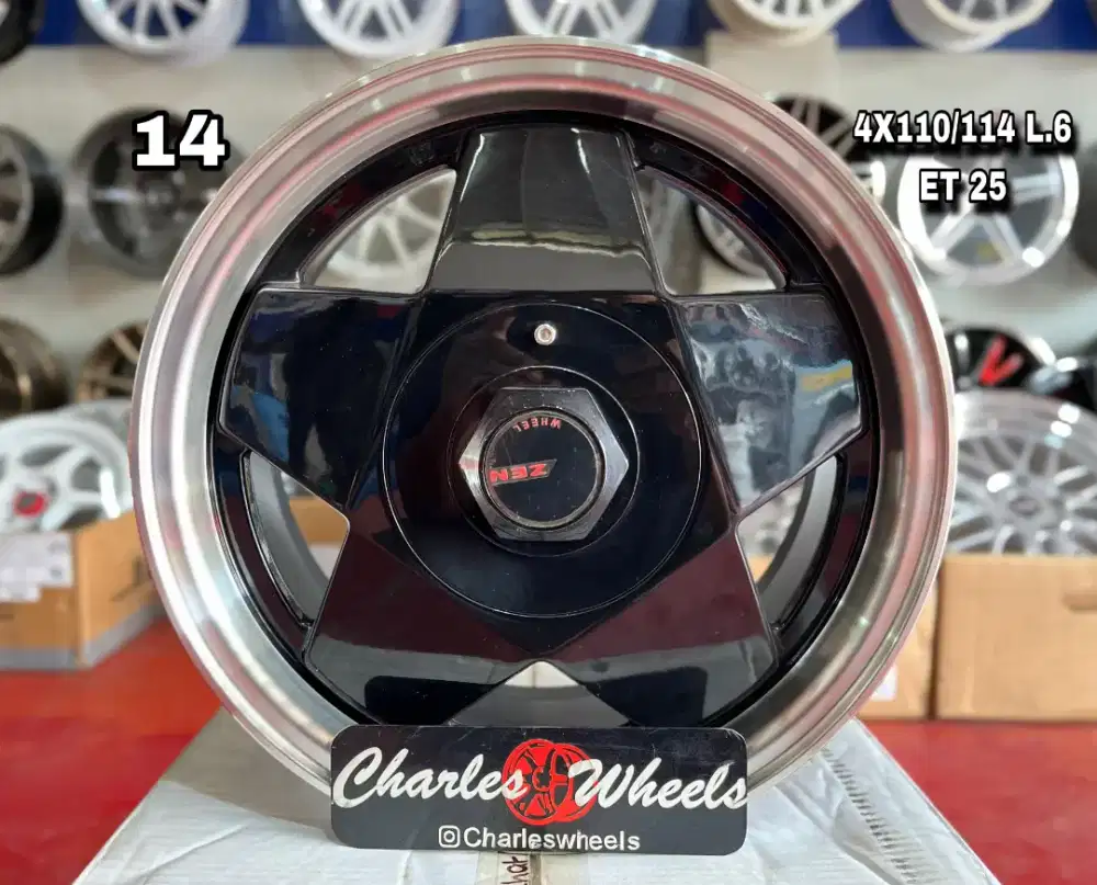 VELG BARU BORBET R14 HITAM