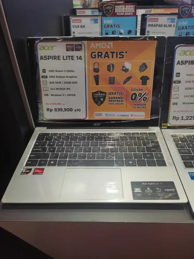 Acer ASPIRE LITE 14 ram 8gb 512gb SSD bisa cicilan tanpa dp