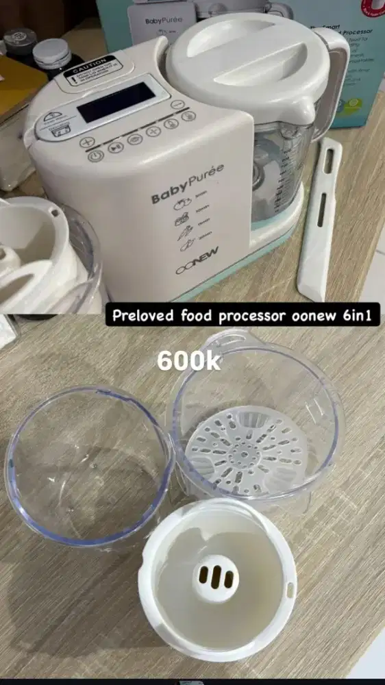 Preloved Oonew food processor 6in1