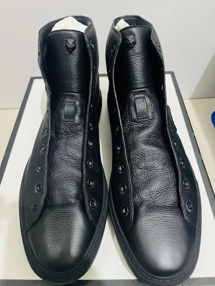 Gucci Leather high top snake