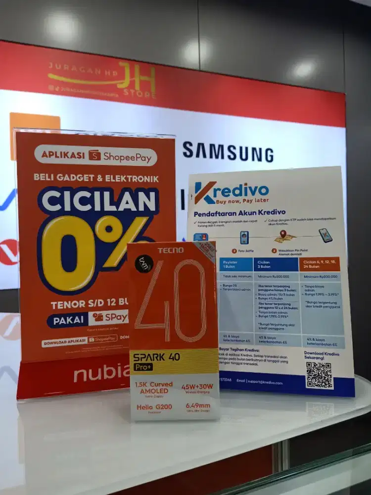 Tecno Spark 40 Pro+ 8/256 Ready, Garansi Resmi TAM