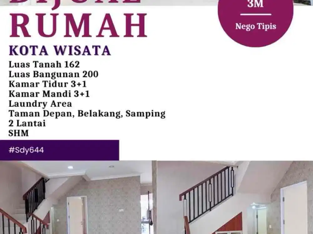 tersedia rumah luas untuk dijual