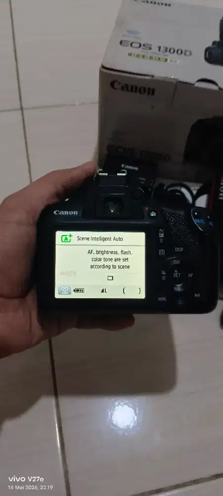 BU CANON 1300D WIFI FULL SET BOX