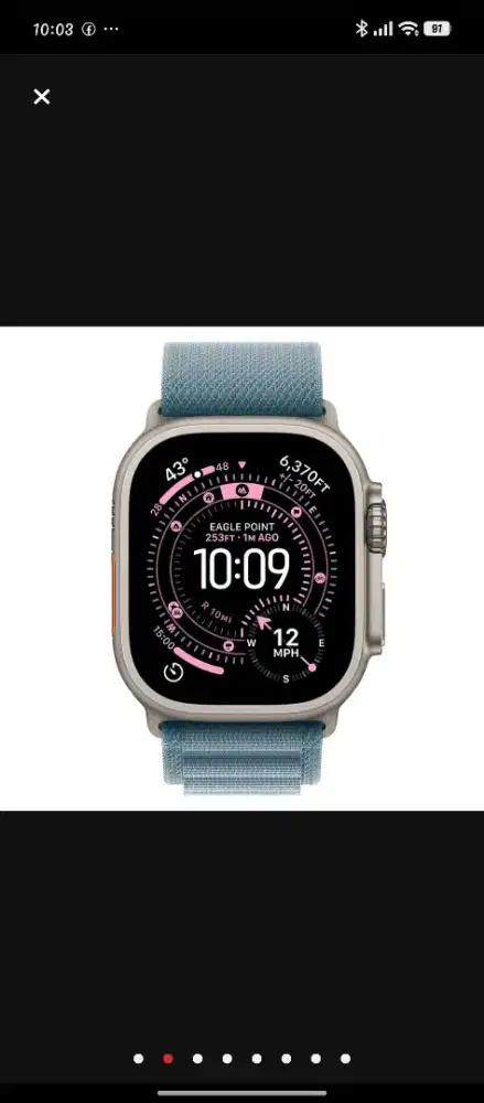 Apple watch ultra 3 with