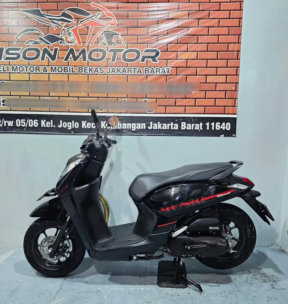 ISTIMEWA ! HONDA NEW GENIO DONAT CBS ESP LED 110 TAHUN 2024 HITAM
