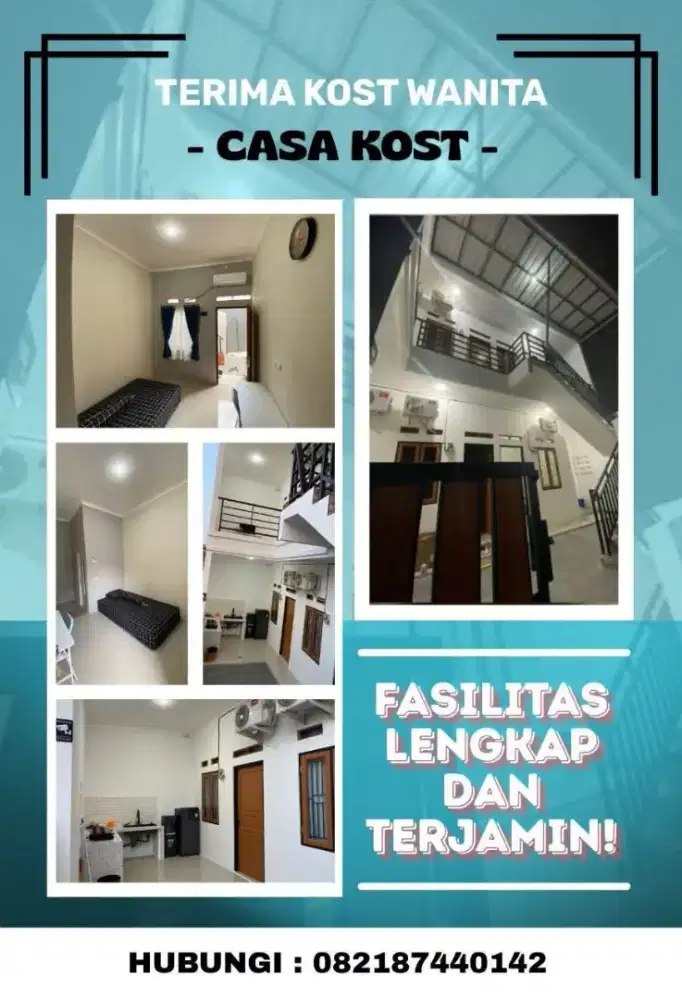 Disewakan kost wanita