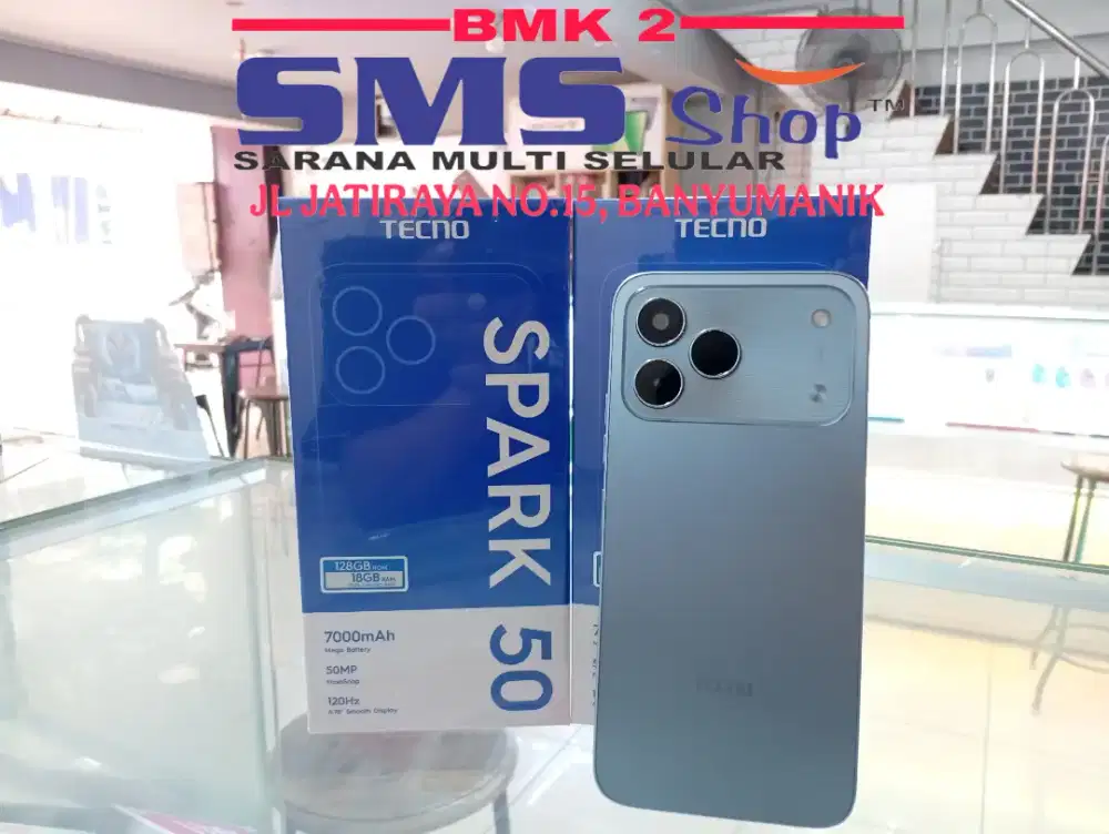 Tecno Spark 50 4/128 6/128  8/128 NFC Garansi Resmi SMS Shop BMK 2