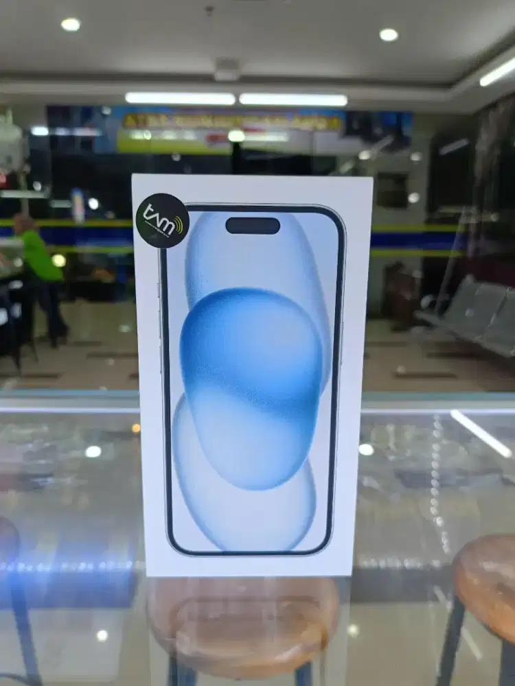 iPhone 15 blue biru BNIB garansi resmi tAm ibox