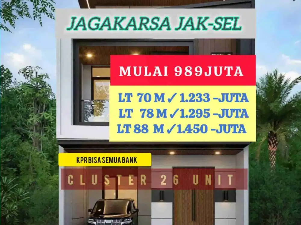 Town house 26 unit Dijagakarsa