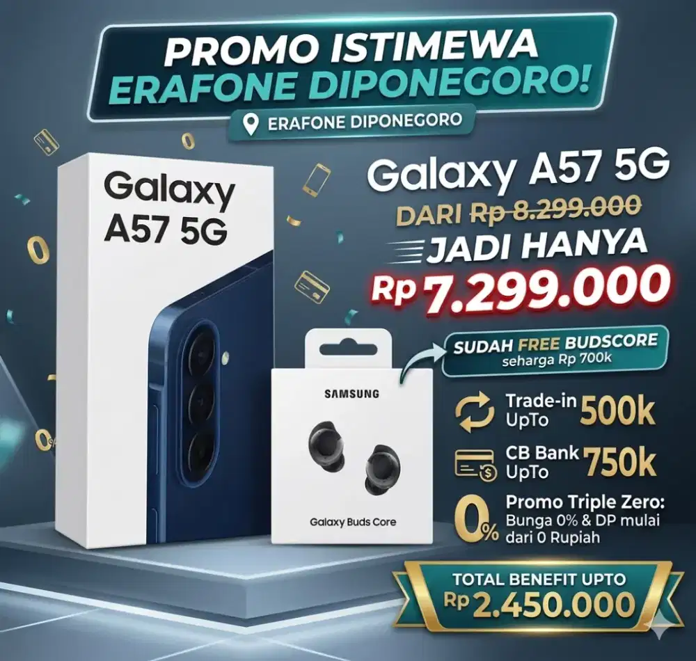 PROMO SAMSUNG A57 FREE BUDSCORE