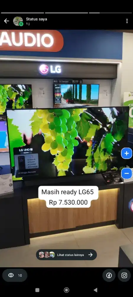 LG smart tv 65 murah