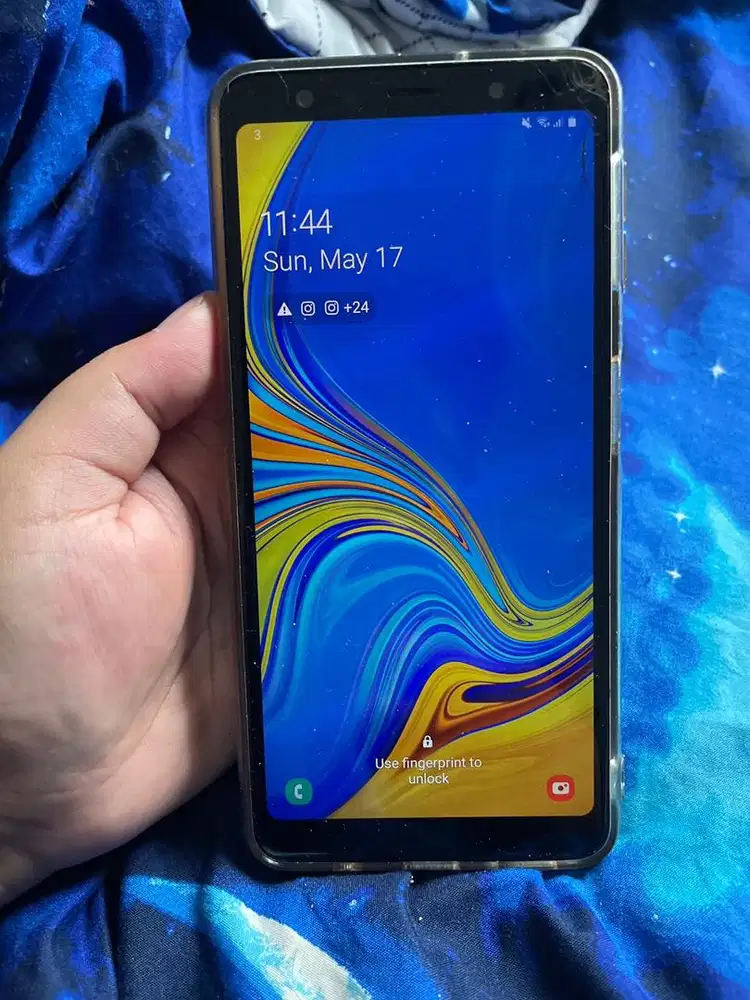SAMSUNG A7 BLUE