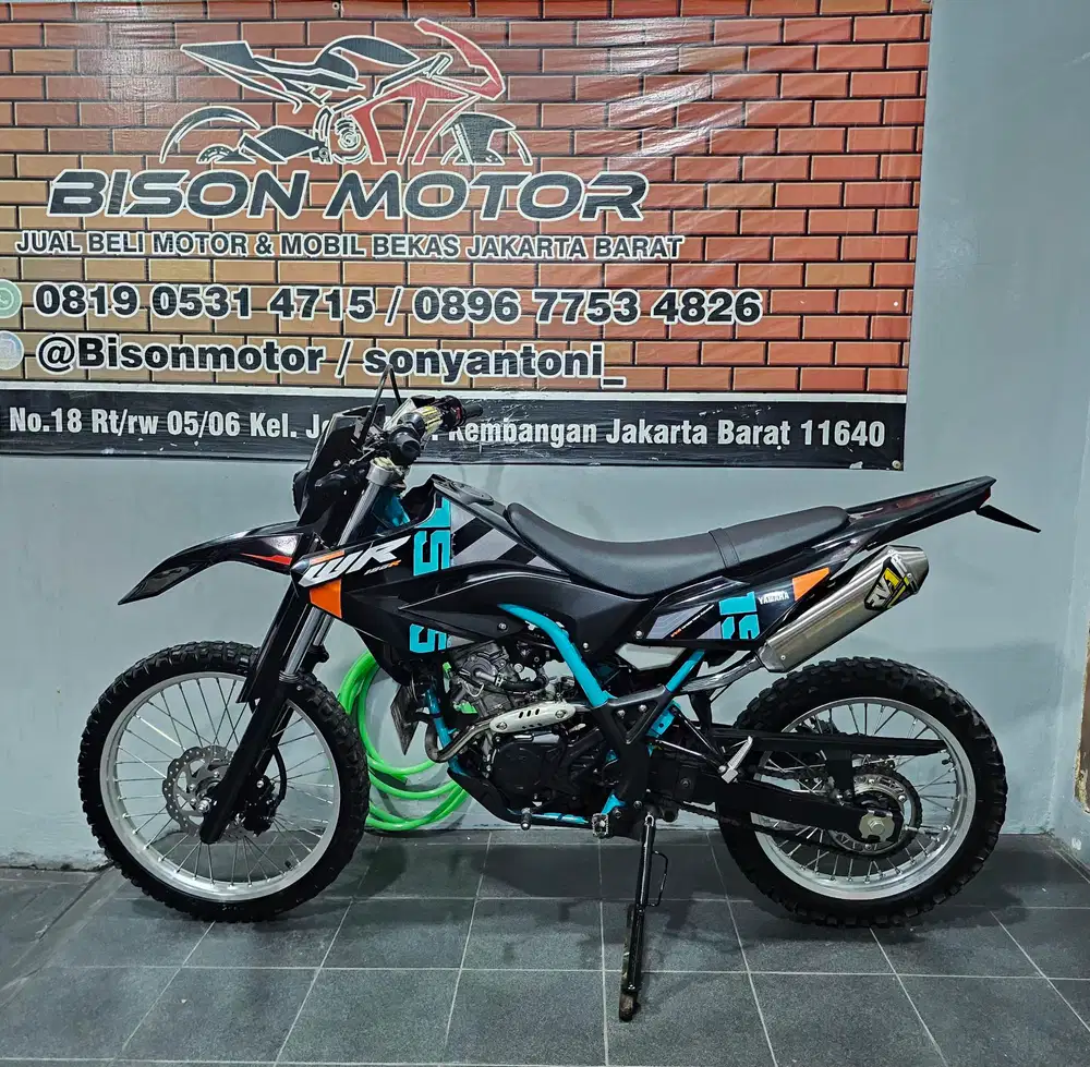 ISTIMEWA ! YAMAHA TRAIL WR155 WR 155 R SE THN 2024 HITAM RANGKA HIJAU