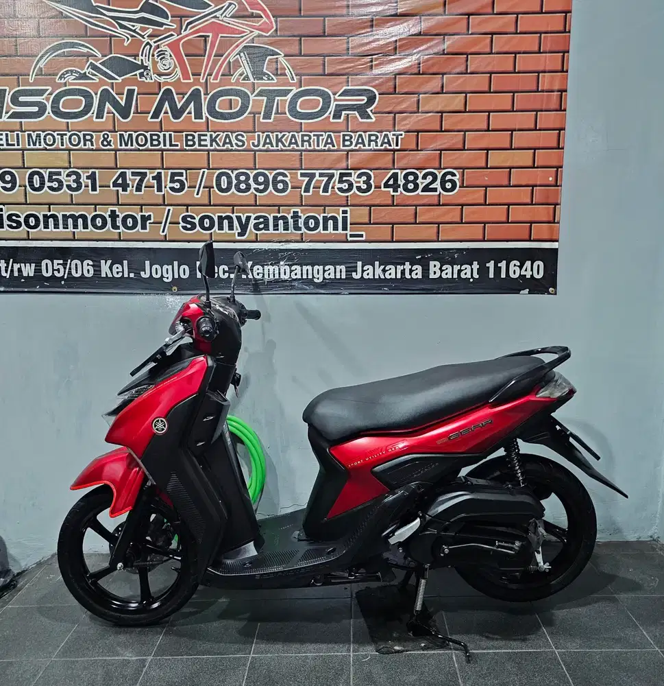 ISTIMEWA ! YAMAHA MIO GEAR S 125 SSS LED HAZARD TAHUN 2022 MERAH DOFF