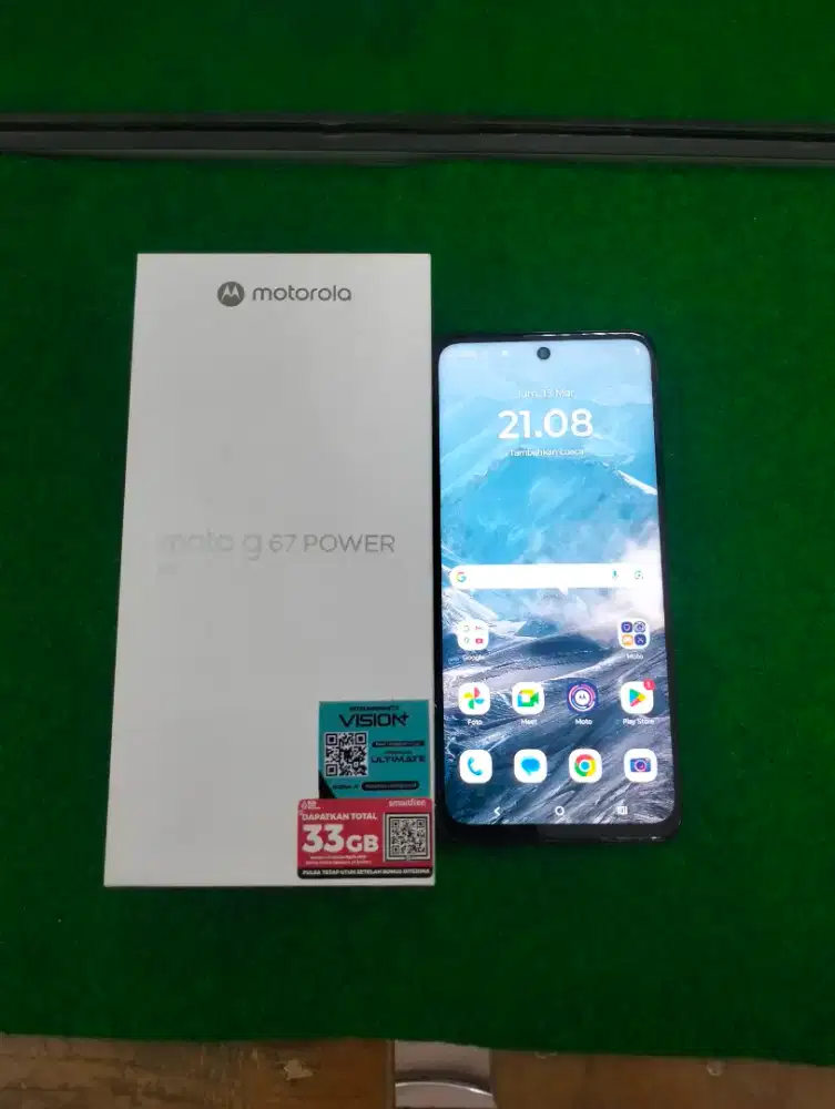 motorola G67 power 5G ram 8/256gb lengkap mulus