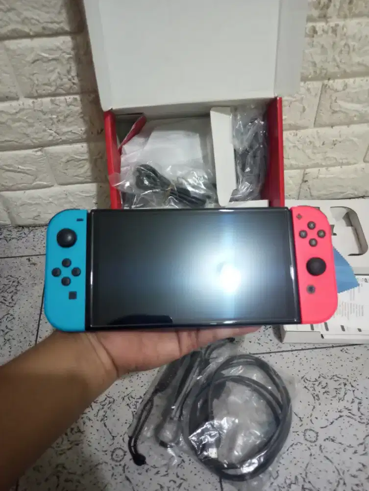 Nintendo switch oled OFW neon