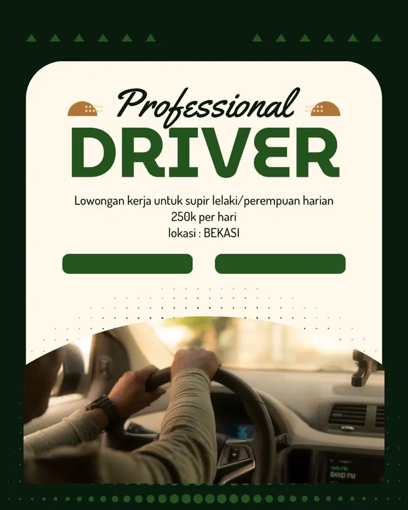 Lowongan supir harian
