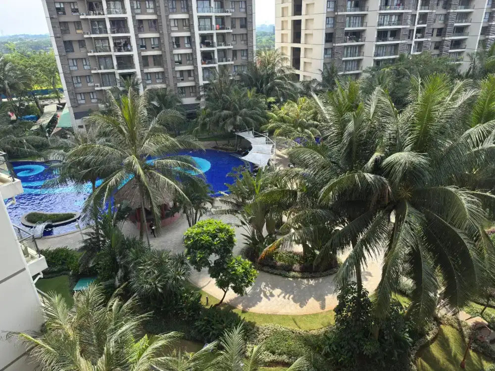 JUAL RUGI Sky House BSD City Duxton 3BR Pool view, 1.22M