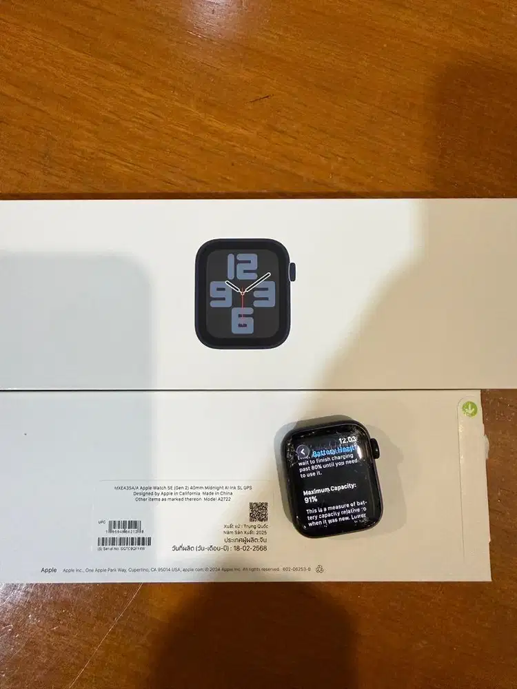 Apple Watch SE Gen2 40mm pecah kaca