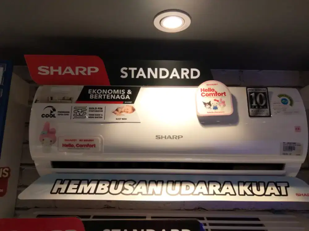 SHARP AC SPLIT 1/2 PK

STANDARD WHIT