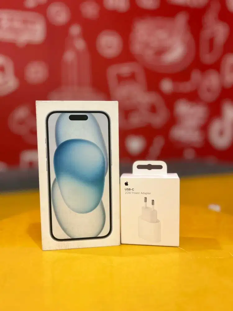 READY IPHONE 15 128GB IBOX FREE ADAPTOR ORIGINAL