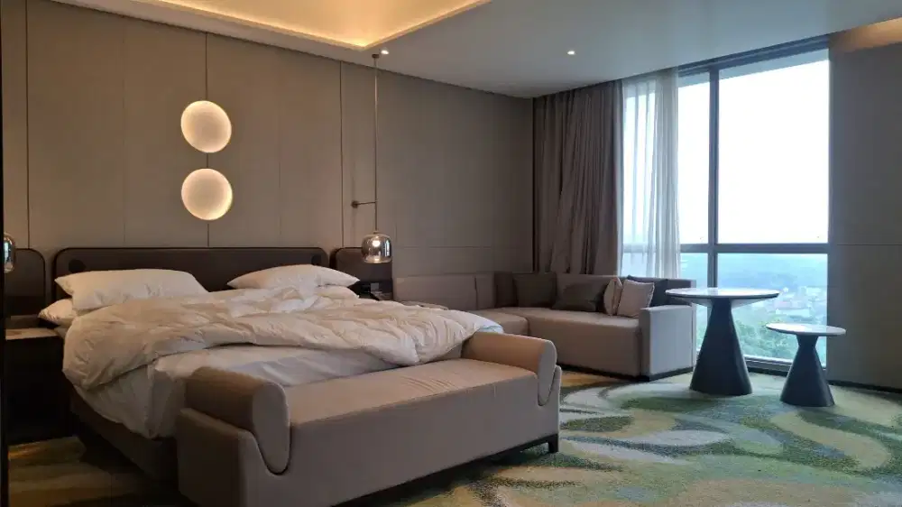 Interior Kamar Master Bedroom Lemari Pakaian Backdrop Tv Luxury