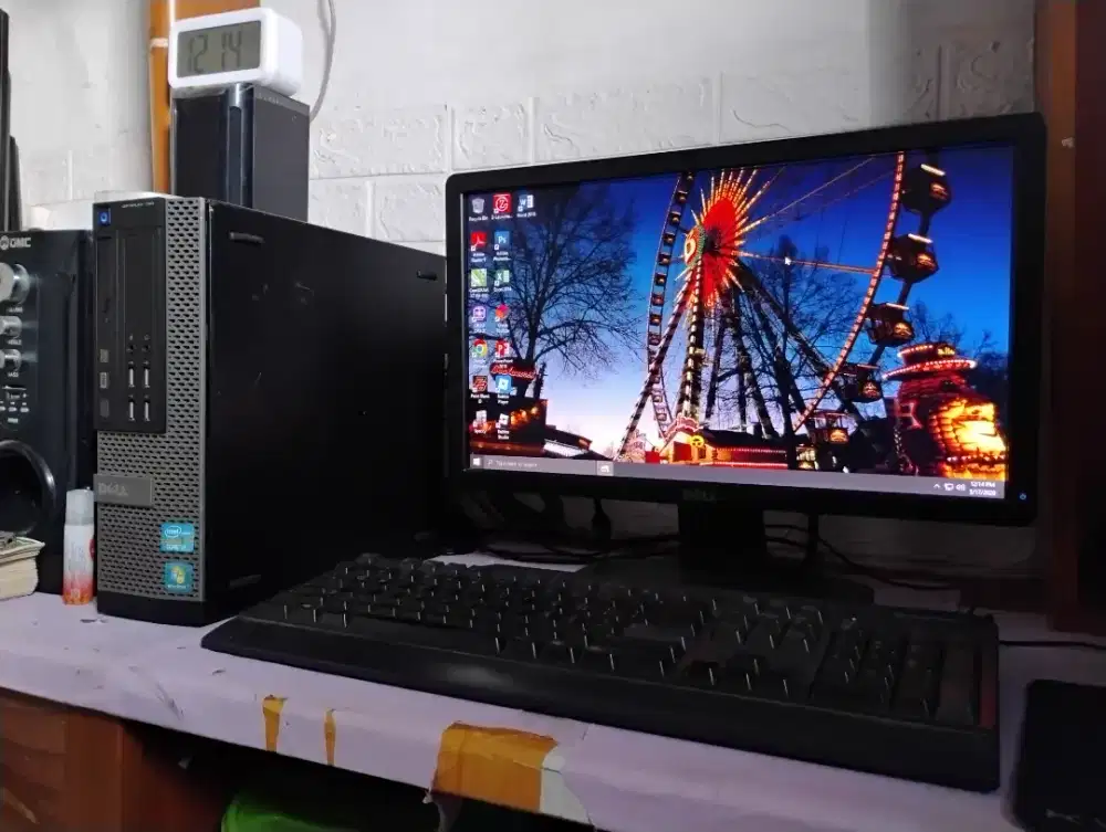 Pc intel core i7 dell / ram 8gb + monitor 19inch / bukan i3 / i5