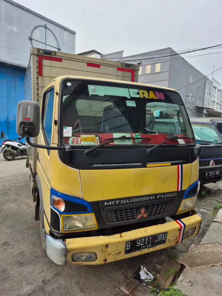 Mitsubishi Canter FE71 Colt Diesel FE 71 Engkel 4 Ban 2012 Box Alumuni