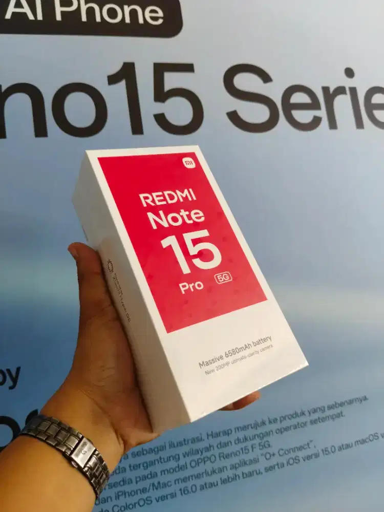 REDMI NOTE 15 PRO 5G 8/256 BARU NO RIPECK