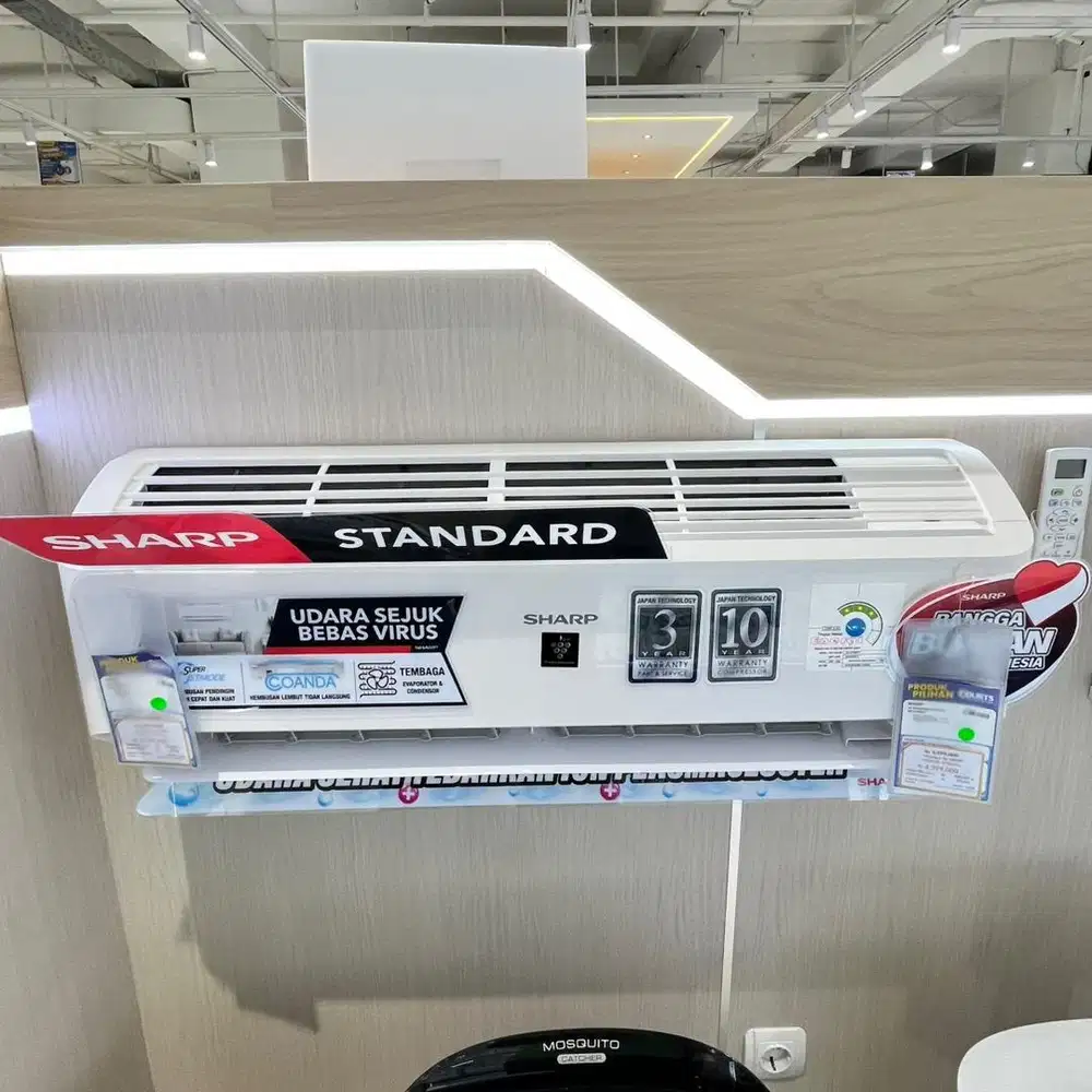 SHARP AC STANDARD 1/2 PK, BISA CICILAN 0%