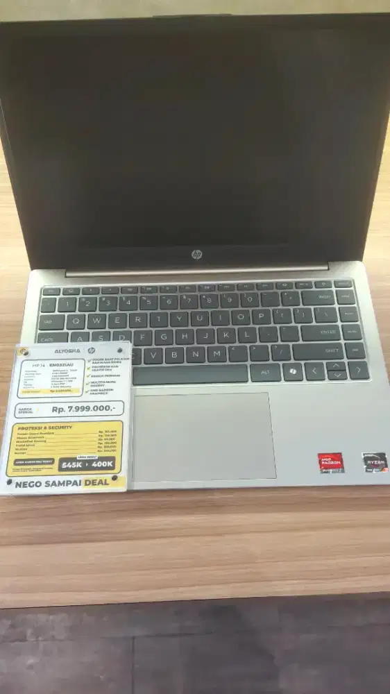 HP 14 EM0320AU / EM0321AU RYZEN 3 8GB/512GB