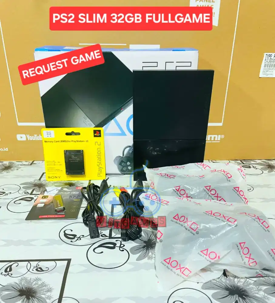 Ps2 slim matrix 32gb full game ( komplit )