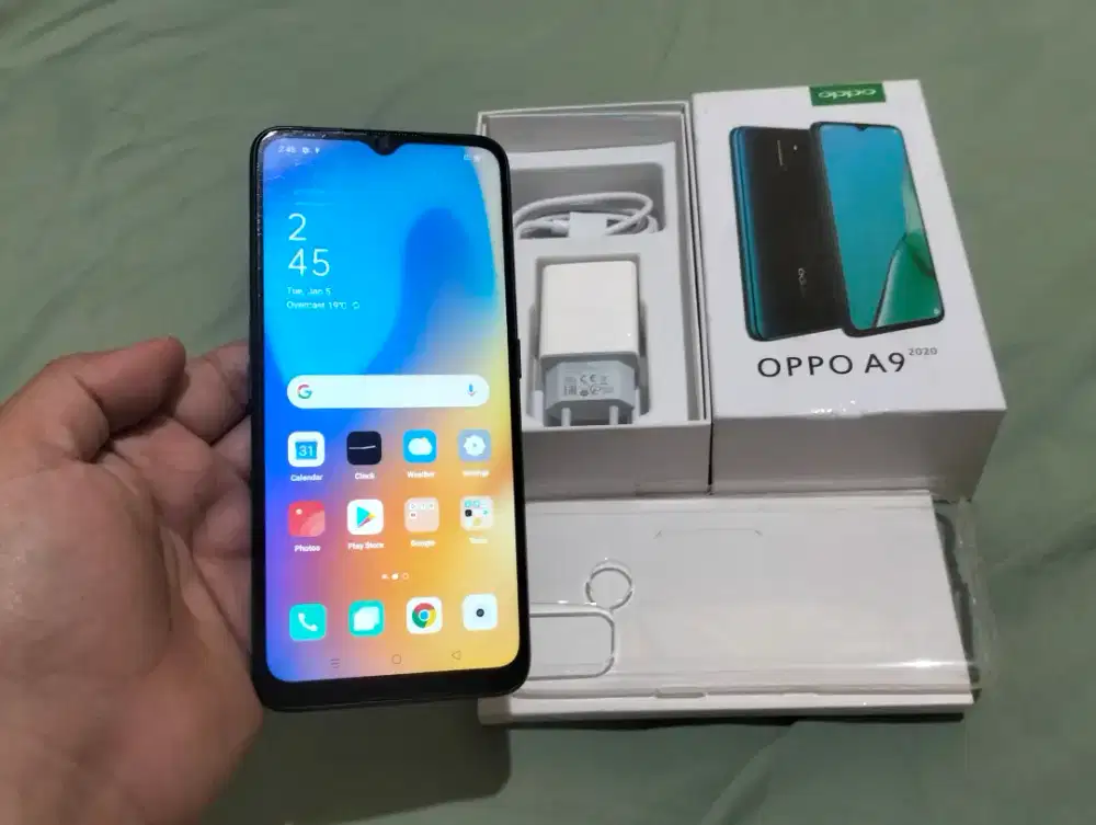 BUTUH UANG OPPO A9 RAM 8GB / 256GB 6.5in 48MP Finger 5000Mah Fullset