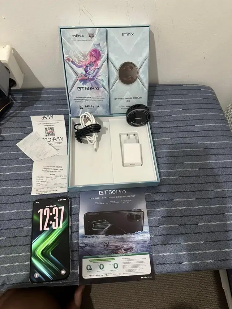Dijual Infinix GT 50 Pro 12/256 GB Masih baru beli 16 Mei 2026
