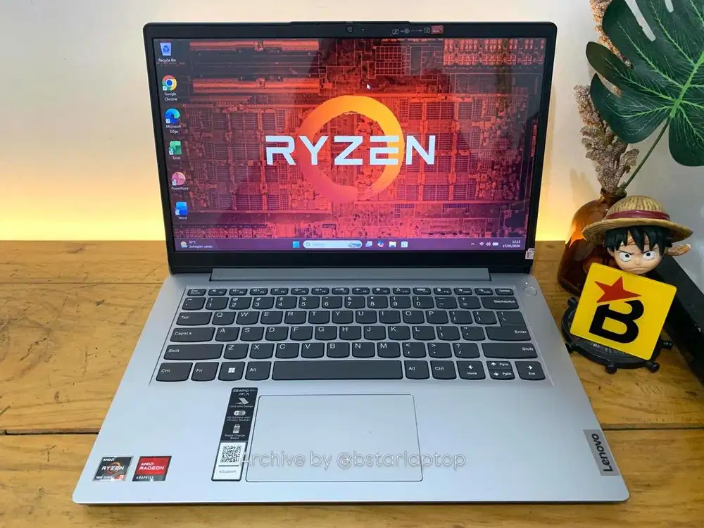 Laptop Lenovo Ideapad Slim 1 14AMN7 Ryzen 3 7320U RAM 8 Slim Desain