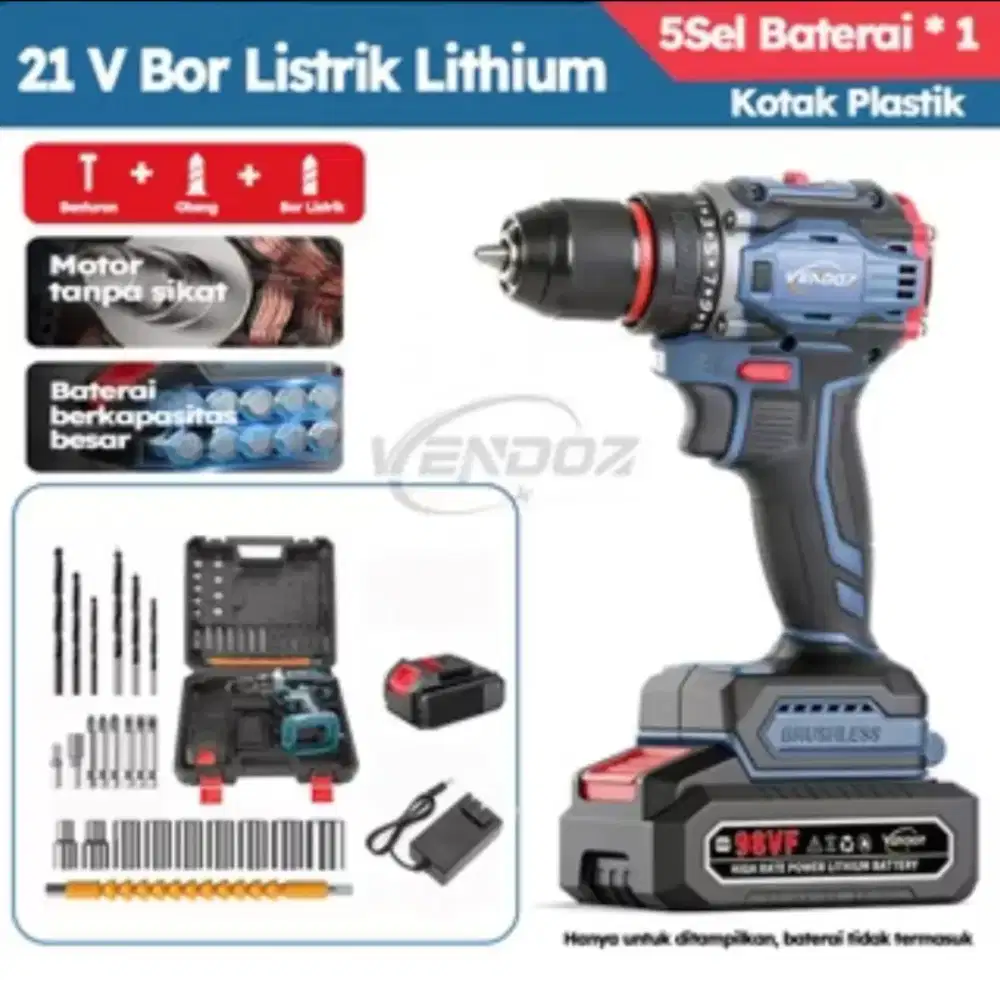 BOR VENDOZ 21V, 5CELL 1BATERAI